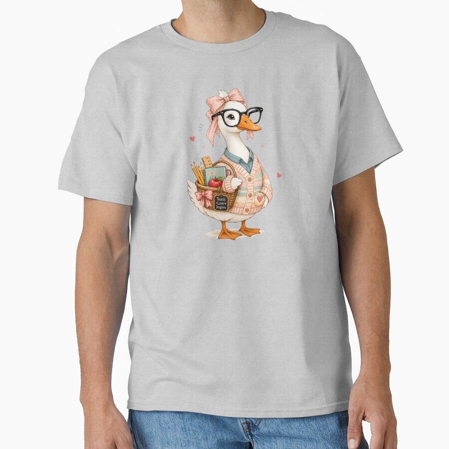 Cute Teacher Goose Back To School Aesthetic by Cute & Sassy Custom Gifting Boutiques