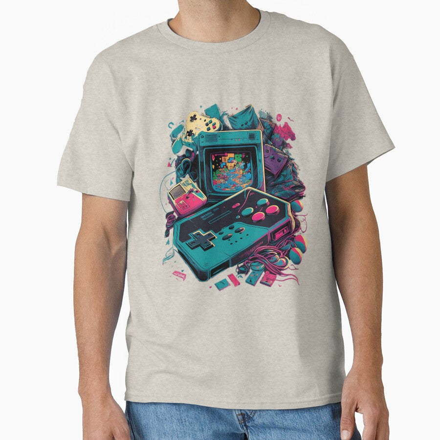 90s retro gaming with vivid colours by Xiangster987