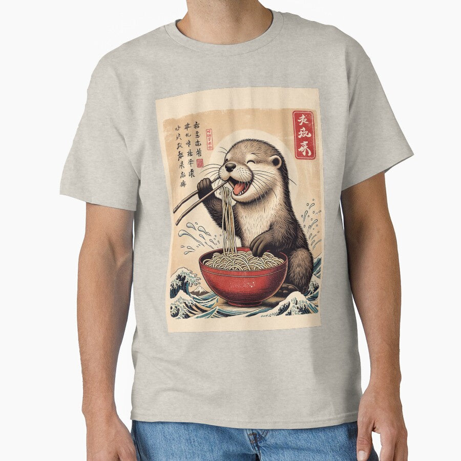 Otter Eating Noodles by M-Y-A-R-T-