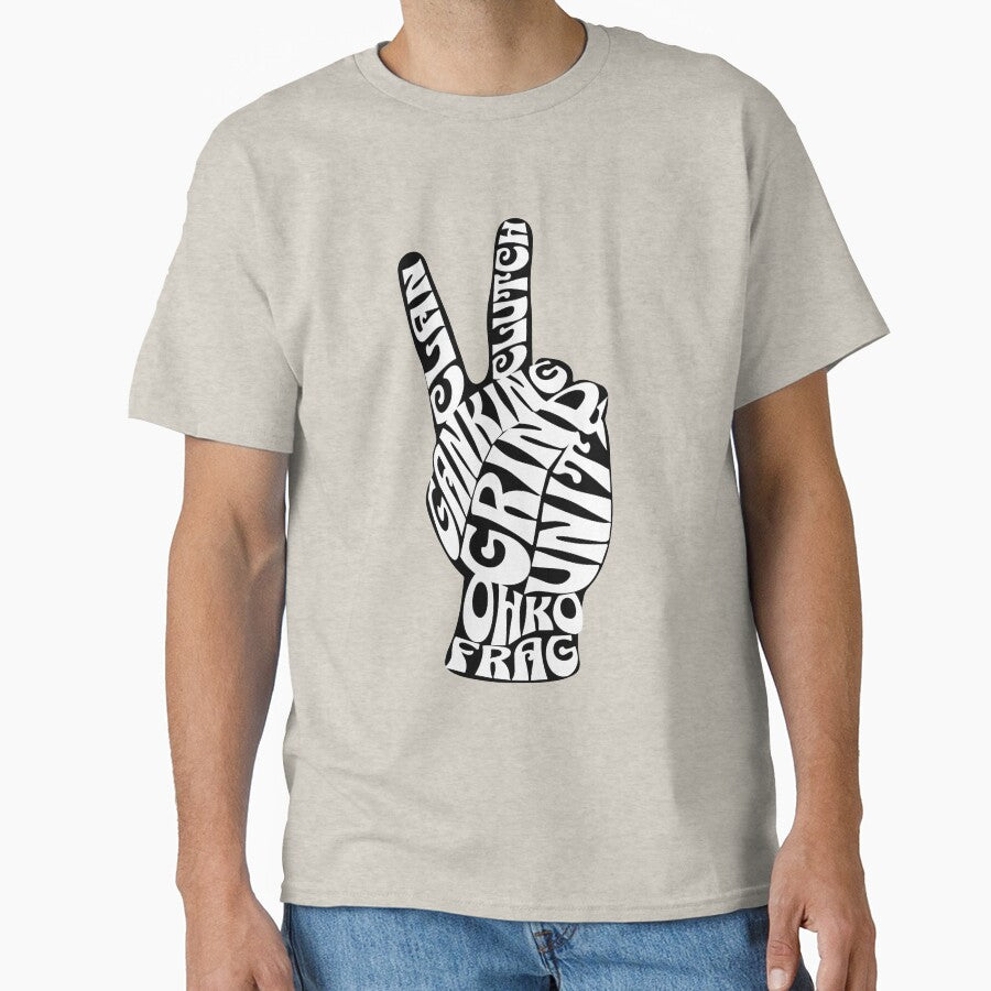 "Gamer Guy Peace Sign" T-Shirt by PanwarTees