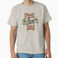 First Father’s Day Retro Pastel Typography by stickercuffs