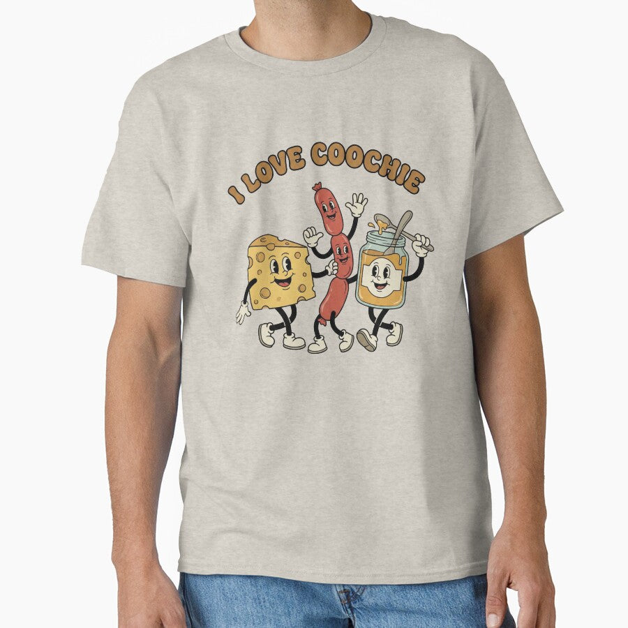 I Love Charcuterie Funny Misspelling - Retro 30s Food Cartoon by AdyKurniawan