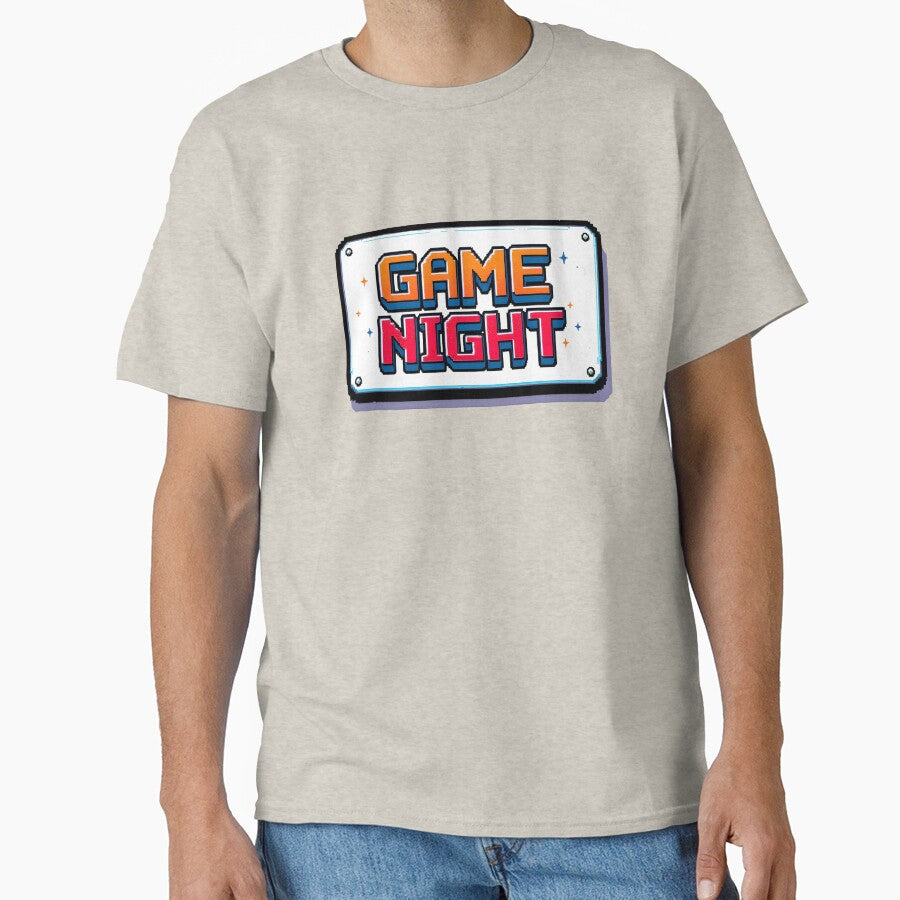 Game Night Retro Pixel Arcade Sign by Jollys-ArtShop
