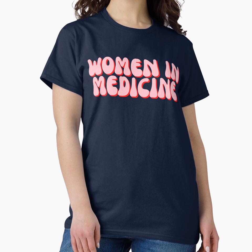 Women in Medicine Pink Retro by polishalpaca