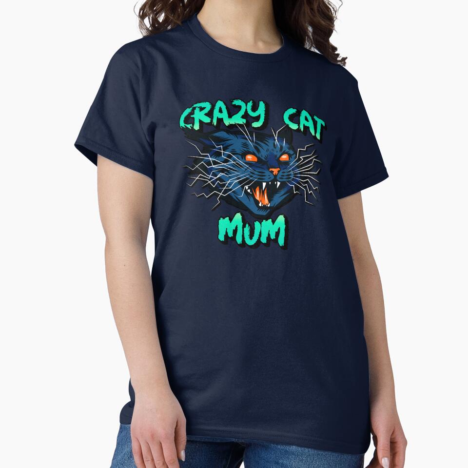 Crazy cat mom decor by PrintPit