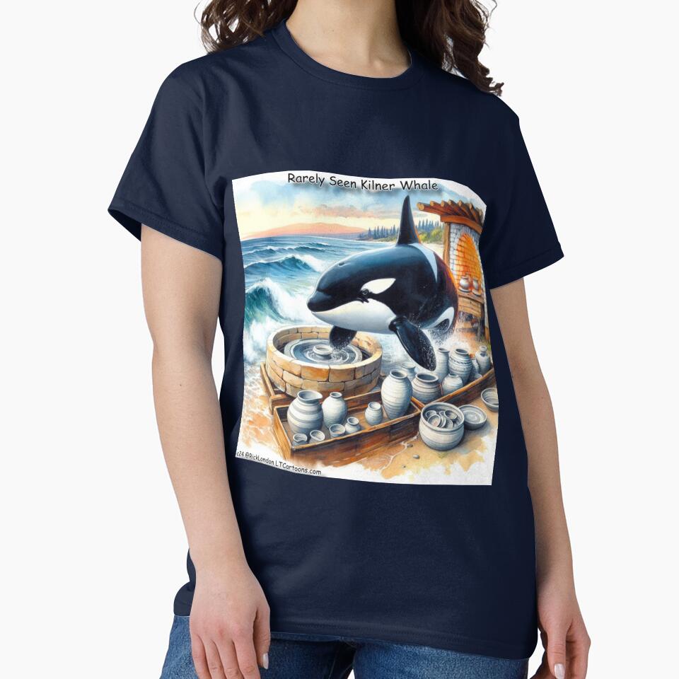 Orca Doing Ceramics - Kilner Whale by Rick London Gifts