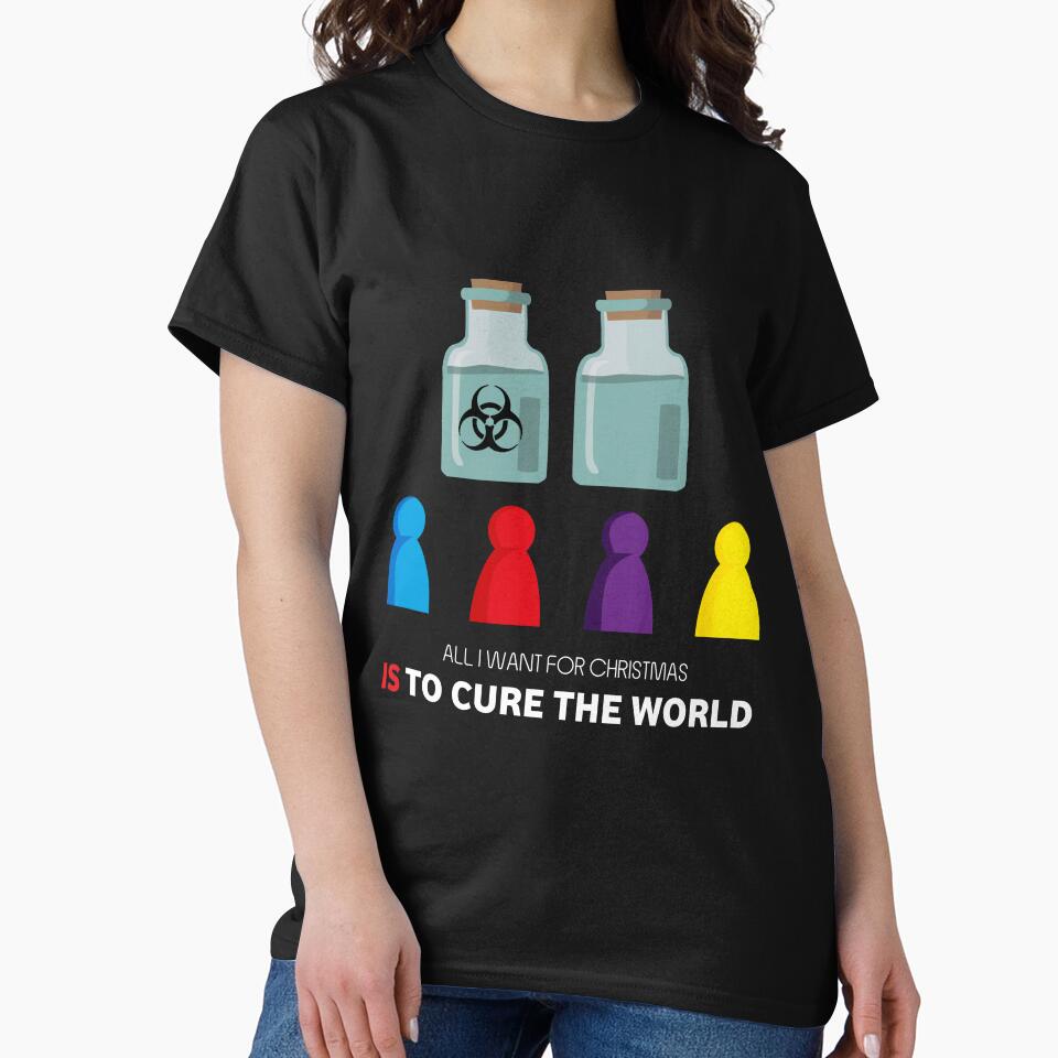 All I Want For Christmas Is To Cure The World - Board Games Design - Board Game Art by MeepleDesign