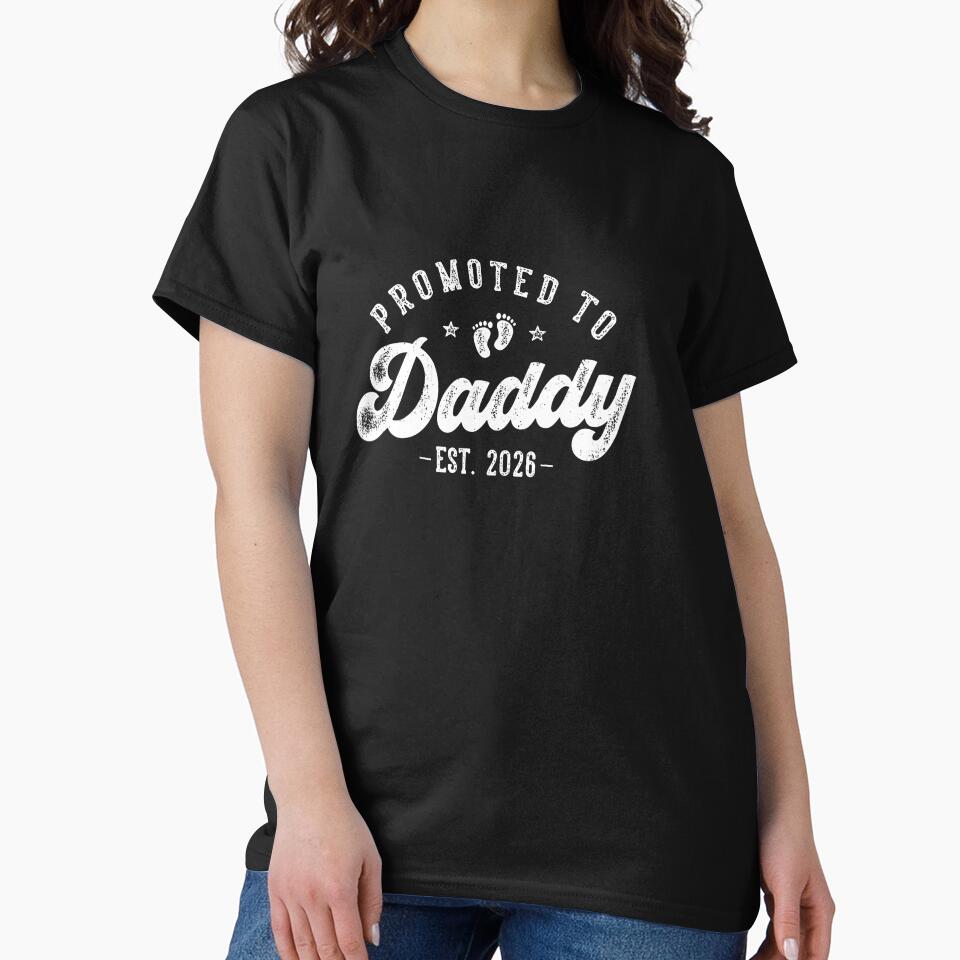 Promoted To Daddy Est 2026 First Time Dad by GabrielaPeterse