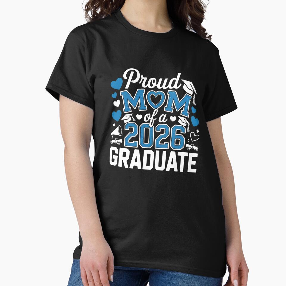 Proud Mom of a 2026 Graduate – Graduation Party Family by Zizo-DR44