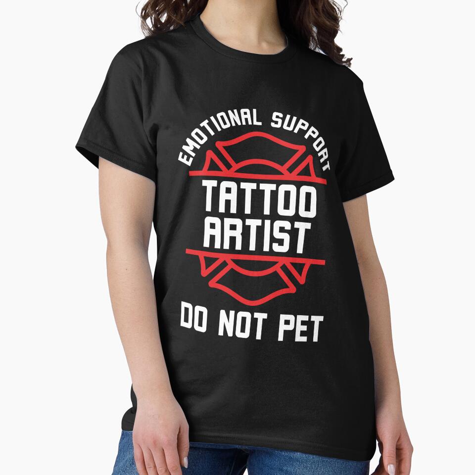 Funny Tattoo Artist Do Not Pet Personal Space by snowry