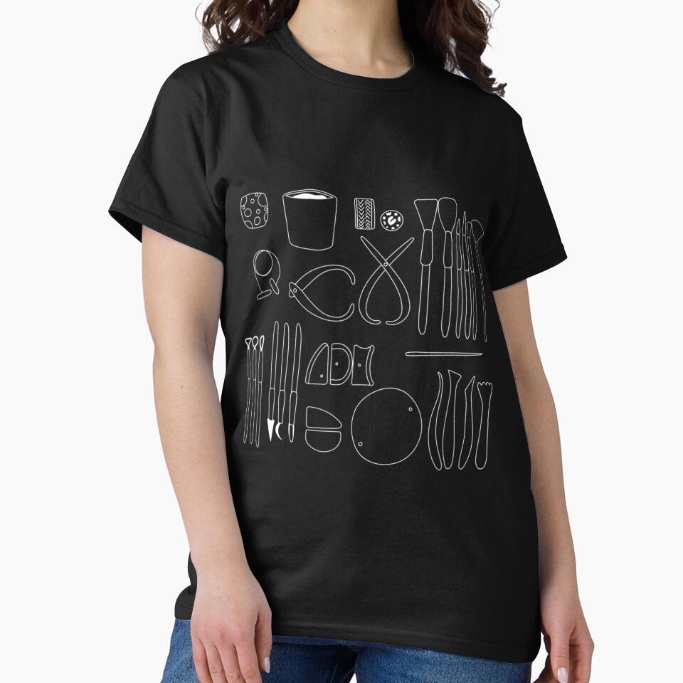 Pottery Tools Shirt for Ceramics Artist Gifts Clay by ageddaughter679