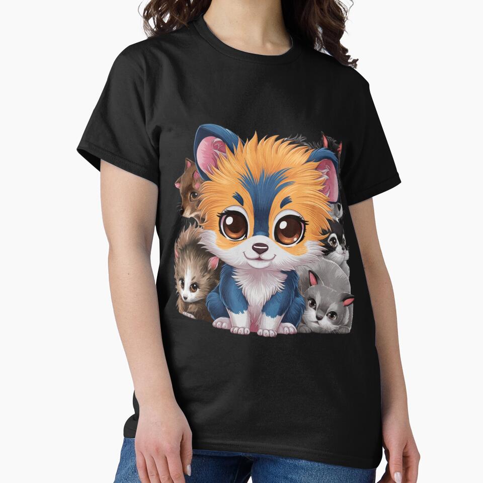 Kawaii Animals Paint Art 3D Model by Charlygood