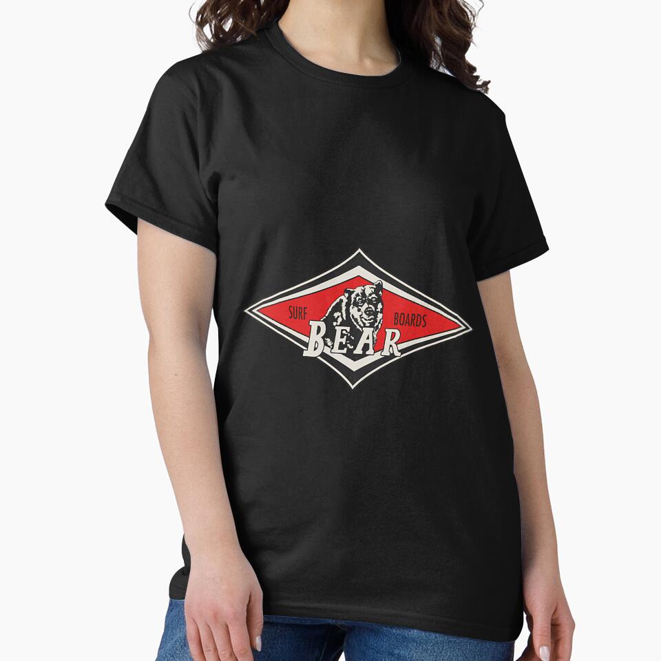 Vintage Surfing Bear Big Wednesday Cult Surfboard Red Surf Logo Diamond Retro by pennigrqcheu