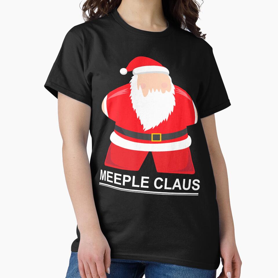 Christmas Board Game Meeple Claus (Red) - Board Games Design - Gaming Art by MeepleDesign