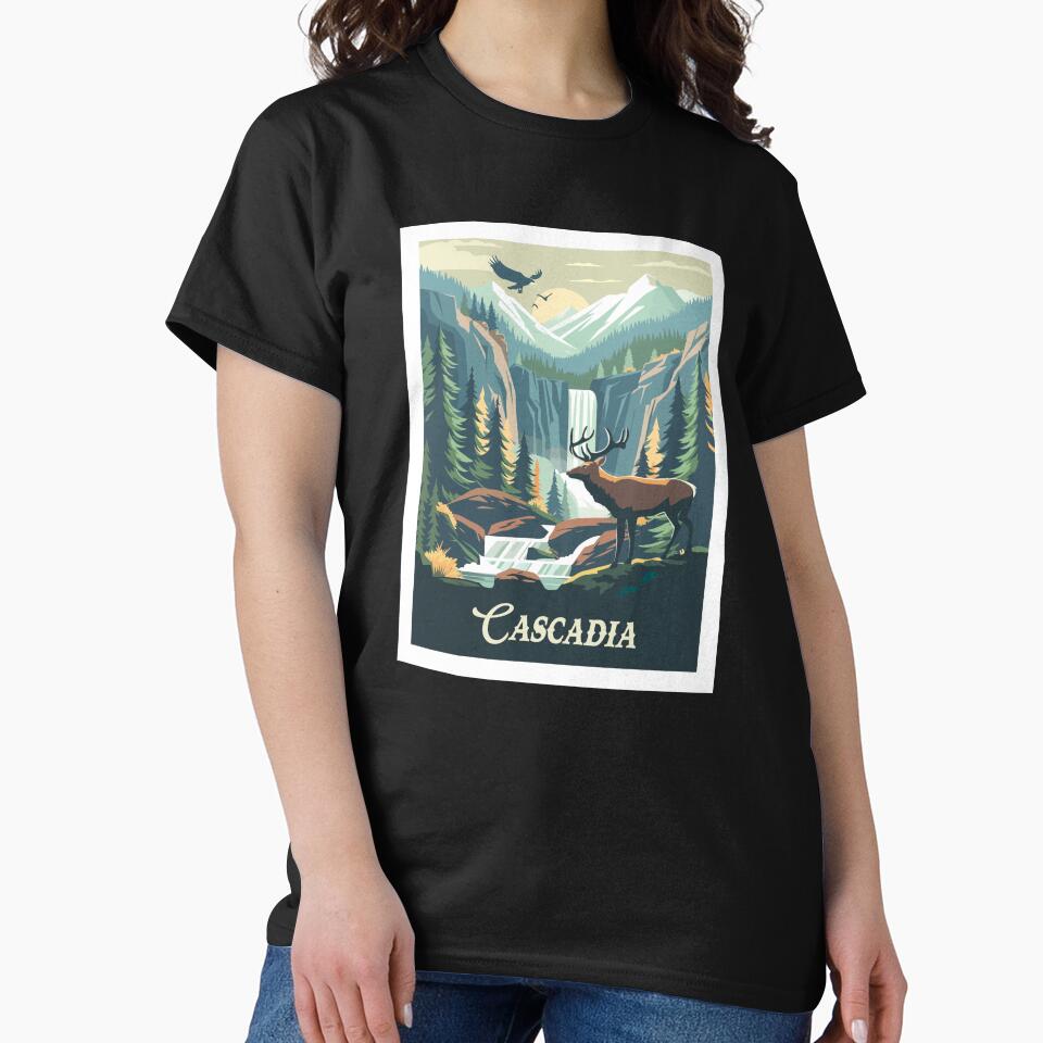 CASCADIA - Poster Inspired by Cascadia / Retro Board Game Poster / Wall Art Print / Fantasy, Board Game, RPG, DnD / Home Decor Gift Idea by RoleplayRealm