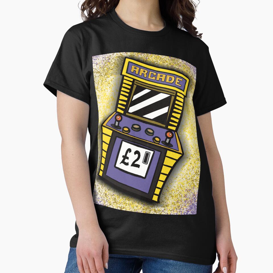 Retro Arcade Cabinet Nostalgia Coin-Op Gaming by TAWN ILLUSTRATIONS