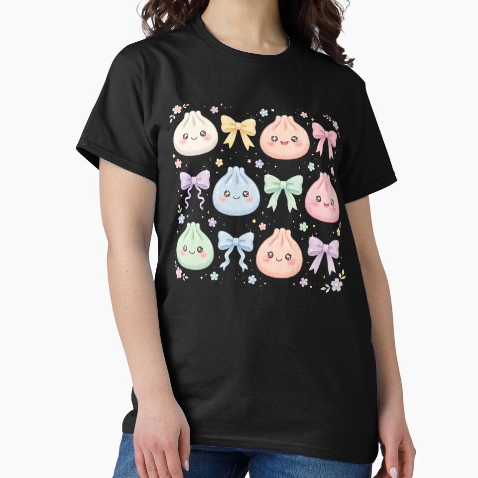 Kawaii Dumpling Cute Pastel Anime Dumpling Lovers | Adorable Bao Bun Foodie by CutOutIdols
