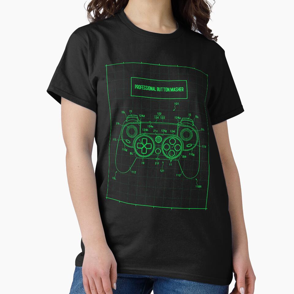 Professional Button Smasher Gaming T shirt by Unlock Success
