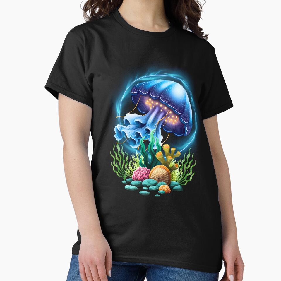 Jellyfish (Electric Glow) by Tripp Art Studio