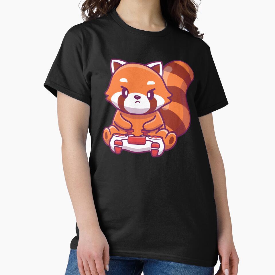 Gaming Red Panda by Vector Scout Lab