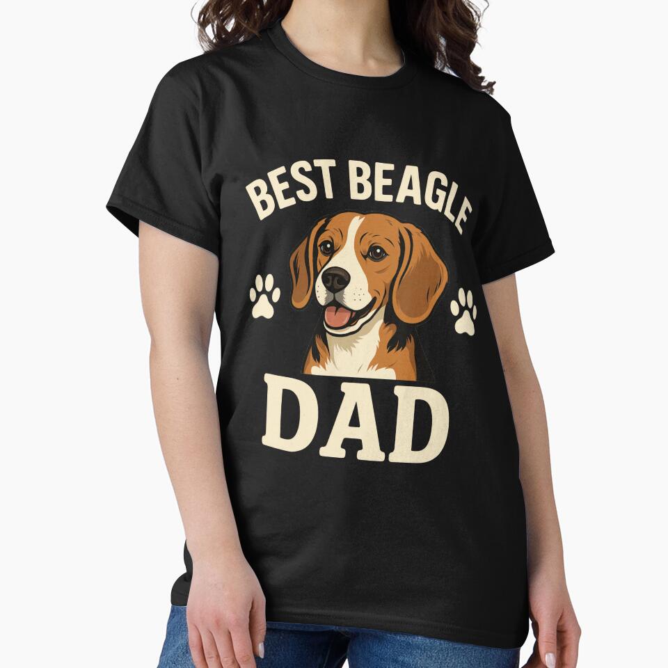 Best Beagle Dad Dog Lover Illustration by GiaoCalonas