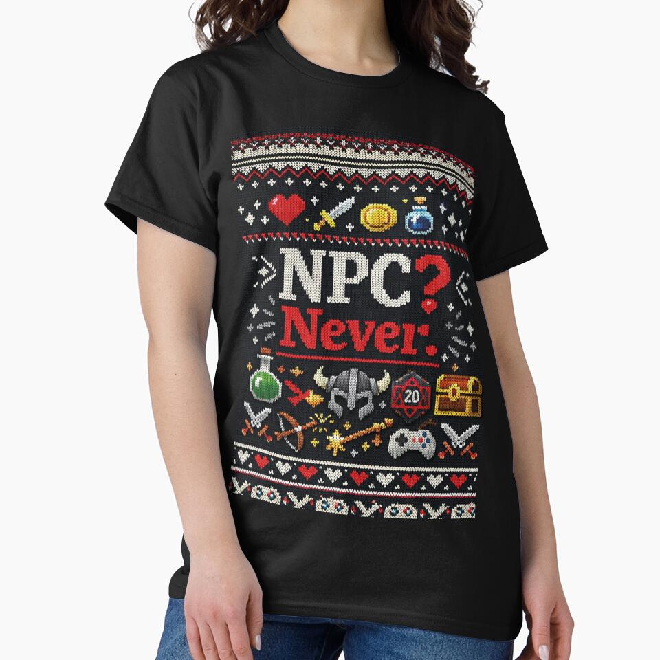 NPC Never Pro Gamer Cosplay Knitted Design by Mauswohn