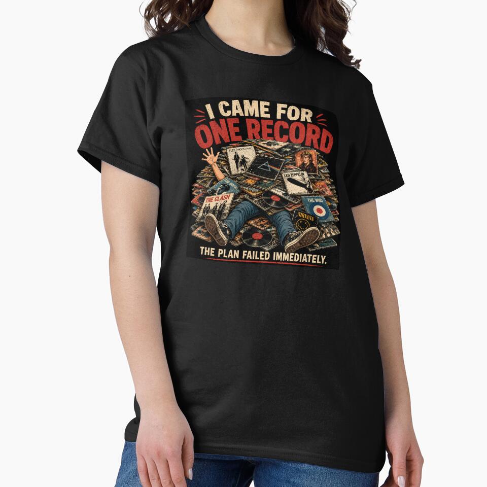 The Vinyl Junkie's Lament by Retro Vibes Designs