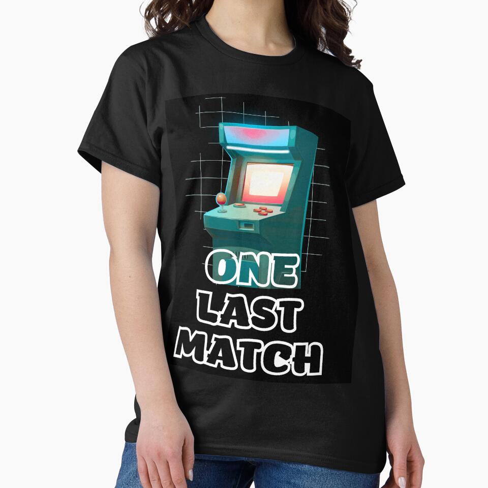 One Last Match – Retro Arcade Gaming Typography by PixelRageStudio