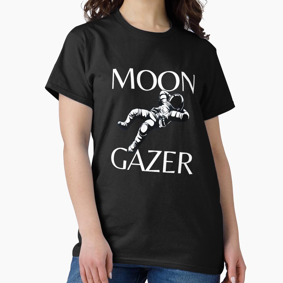 Moon Gazer Astronaut In Space by HYPNK