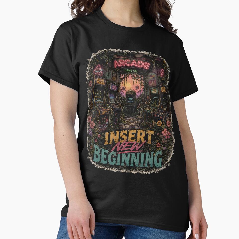 Insert New Beginning – Retro Arcade Nature Reclaimed by NarpLTD