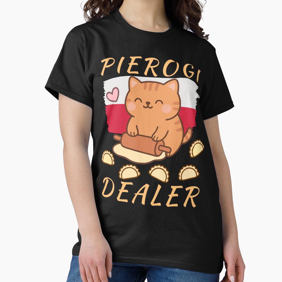 Pierogi Dealer – Funny Polish Cat by happiecatstore