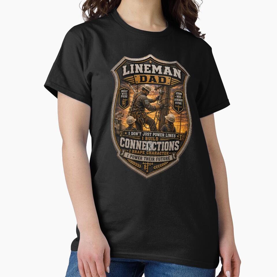 SuperDad - Lineman Dad Badge by MetusArt