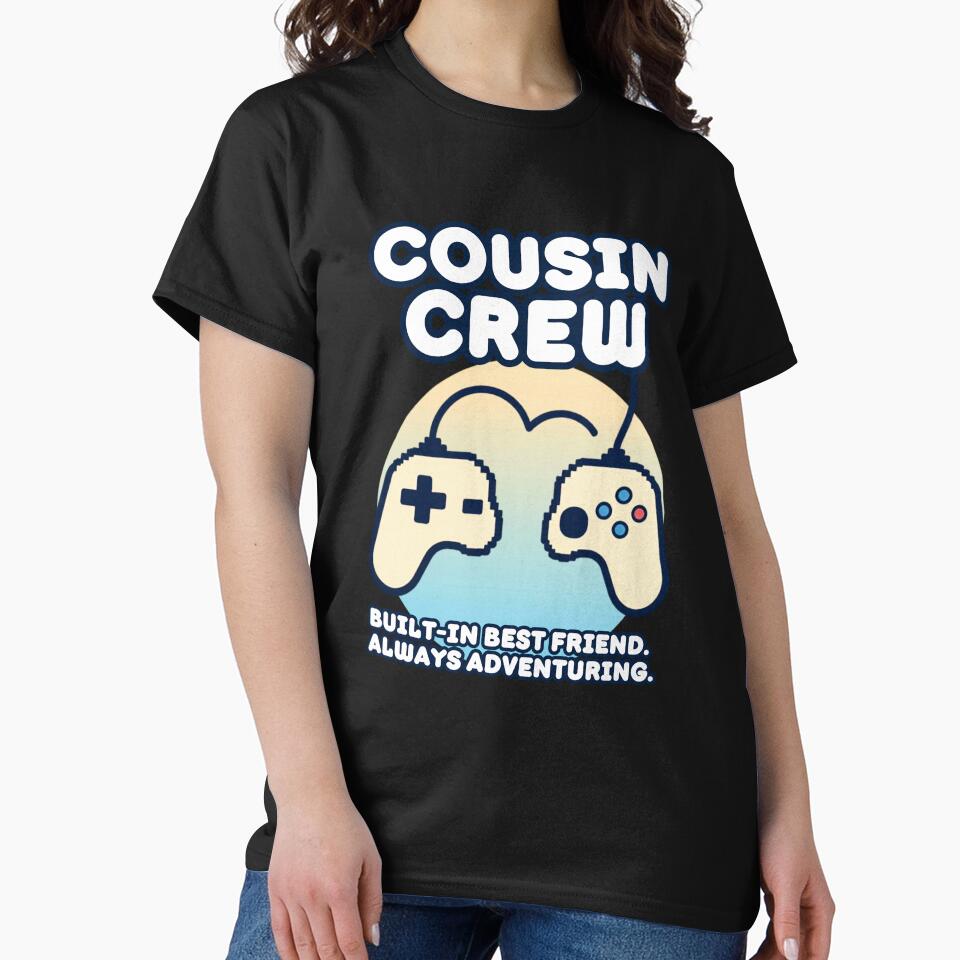 Cousin Crew Gamer Controllers Retro Sunset by ScriptedMoments