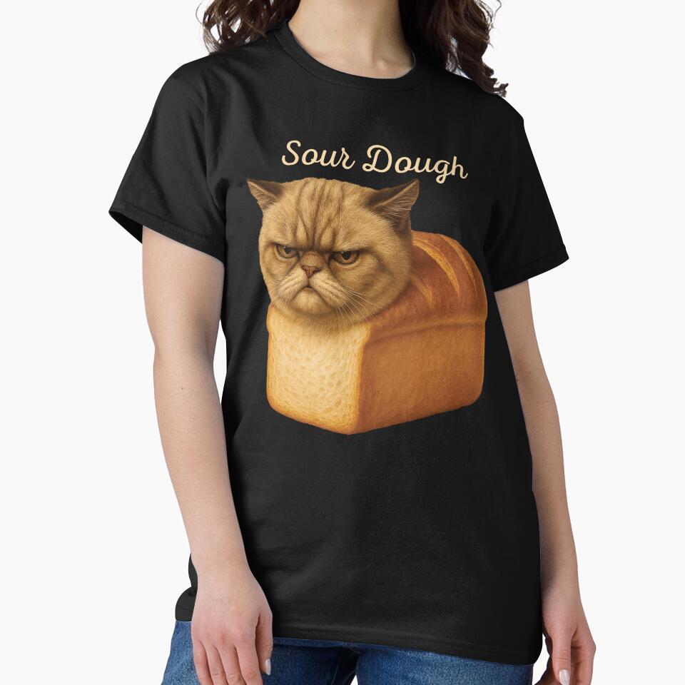 Funny Pure Bread Persian Cat Freshly Baked Sour Dough by d247