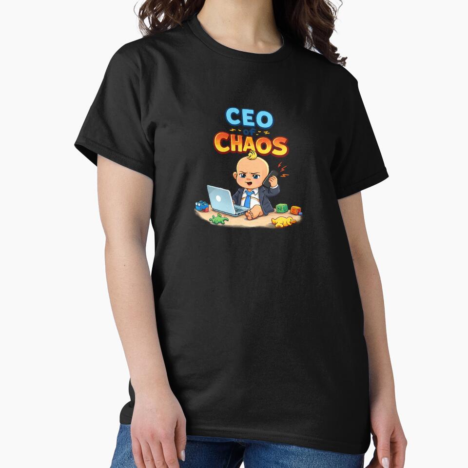 CEO of Chaos Funny Baby Boy Design by Ginastle26