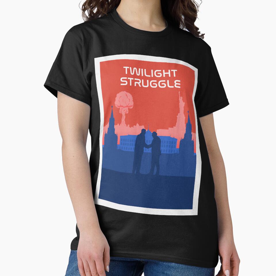 Twilight Struggle - Board Games - Minimalist Travel Poster Style - Board Game Art by MeepleDesign