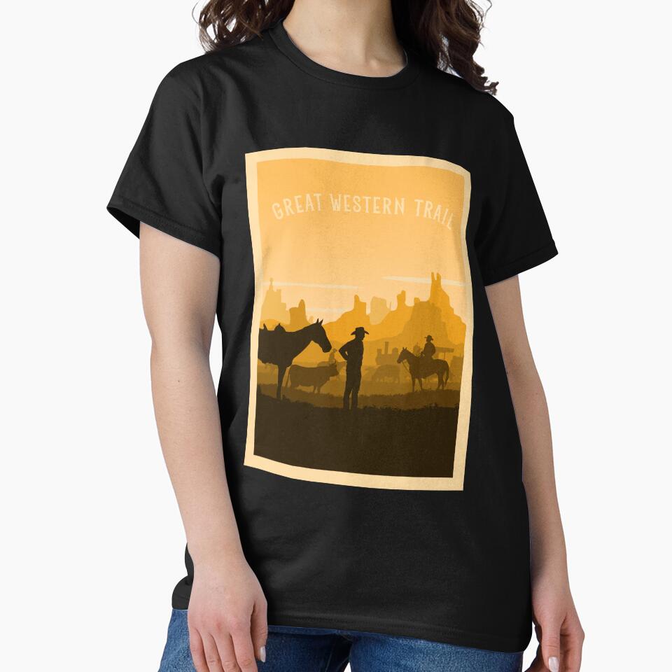 Great Western Trail Board Game - Board Games - Minimalist Travel Poster Style - Gaming Art by MeepleDesign