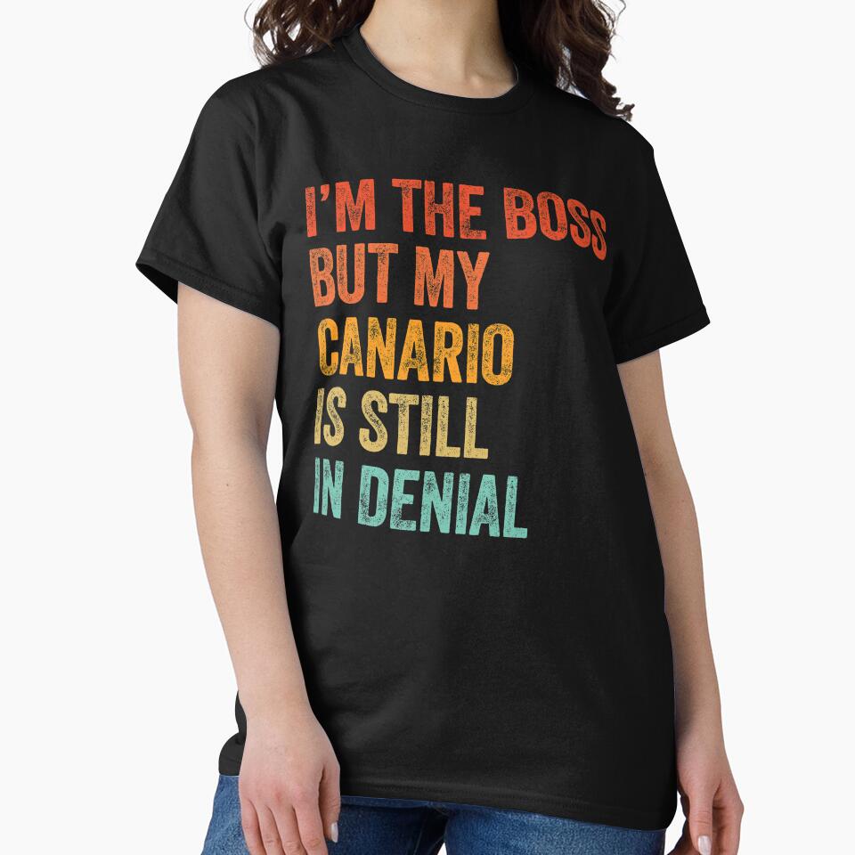 Copy of I'm The Boss But My Canario Is Still In Denial - Funny Perro de Presa Canario Dog Gift by Guarddogdrive