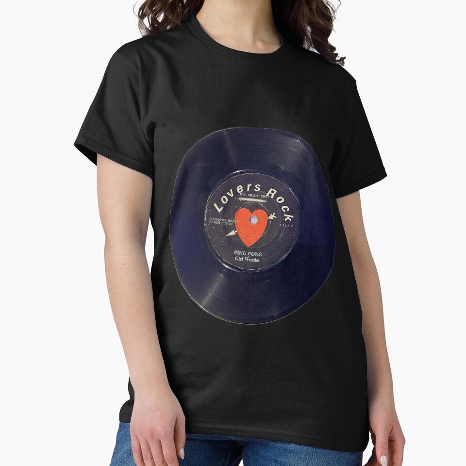Vinal Single reggae Record 7' 45 Lovers Rock Dub by Tee-Shirt-Topia