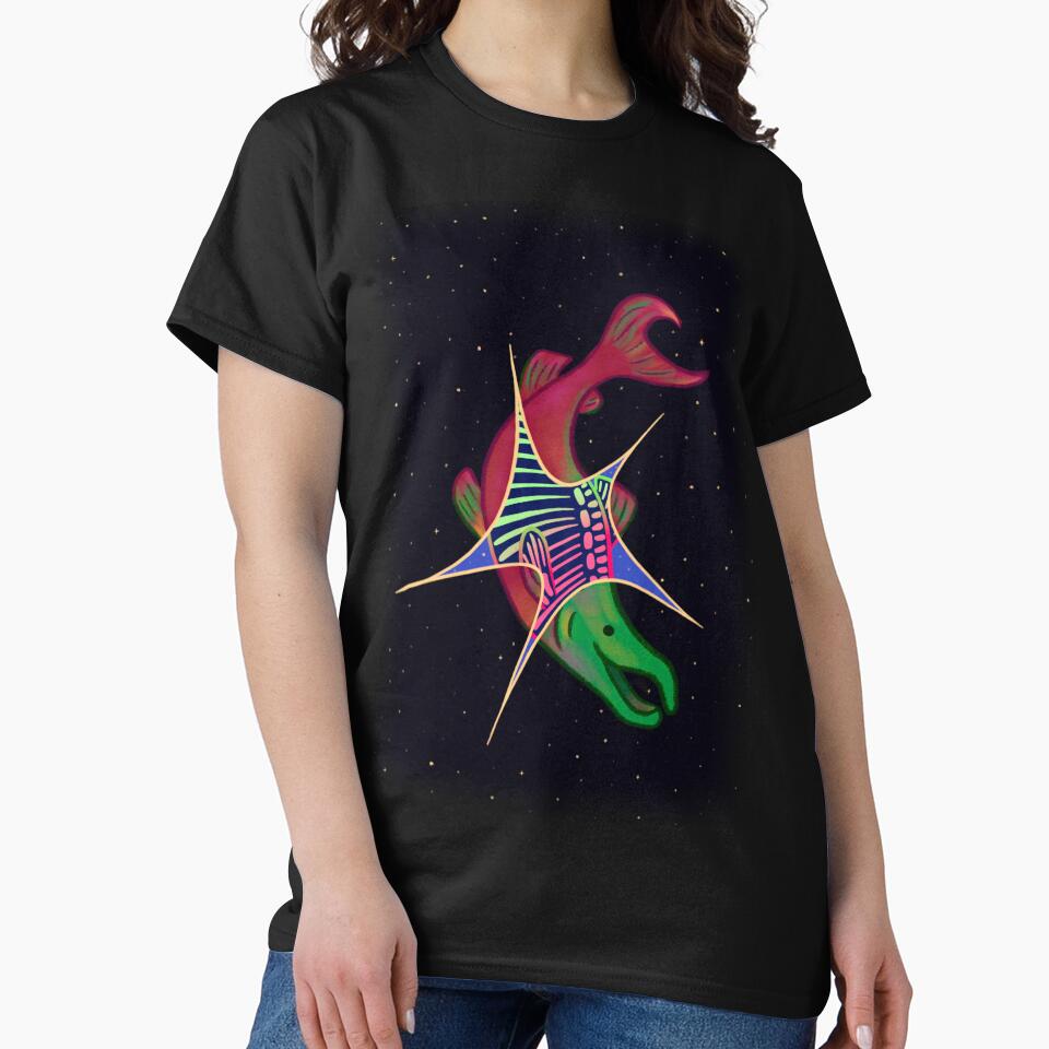 Cosmic Skeleton Sockeye Salmon by Junimo Moonimo