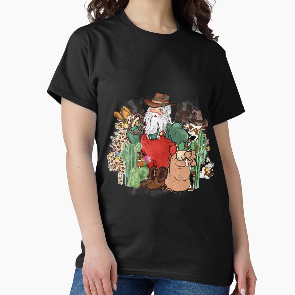 Santa Claus Cowboy Retro Colors by Lmaf77