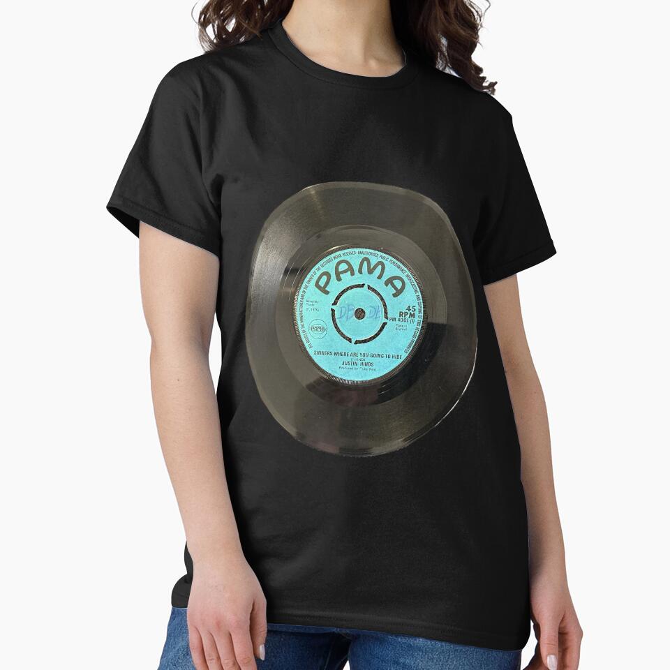 Vinyl record Pama 7 inch retro vintage reggae music by Tee-Shirt-Topia