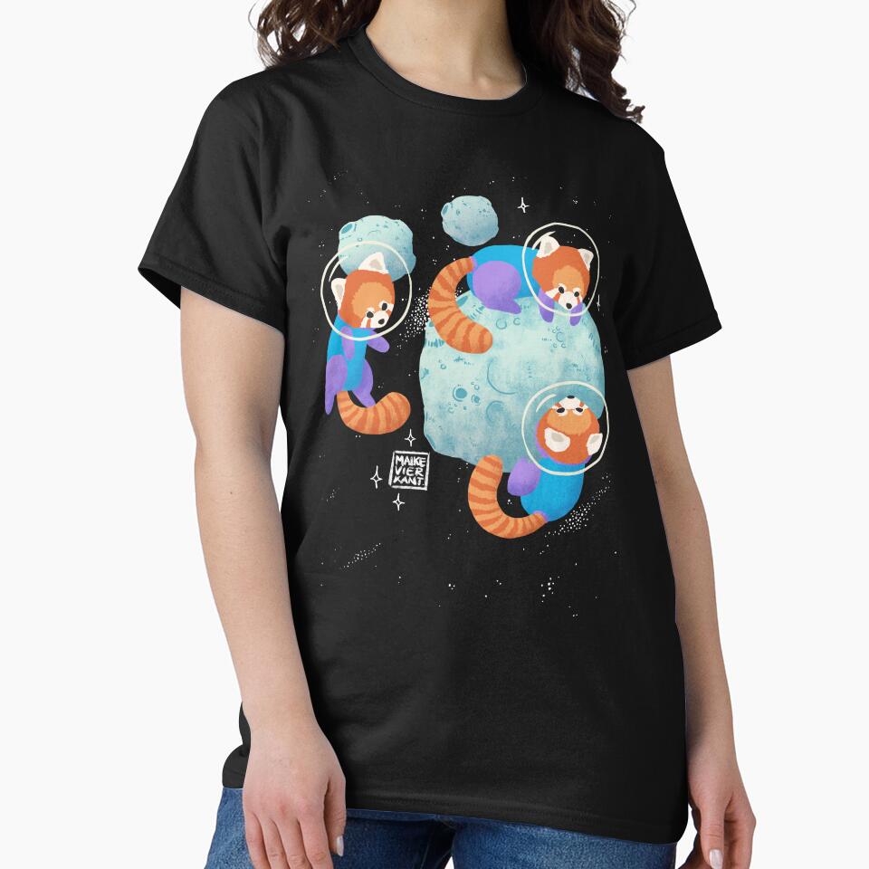 Red Space Pandas by Maike Vierkant - Connecting the Cute and the Nerdy