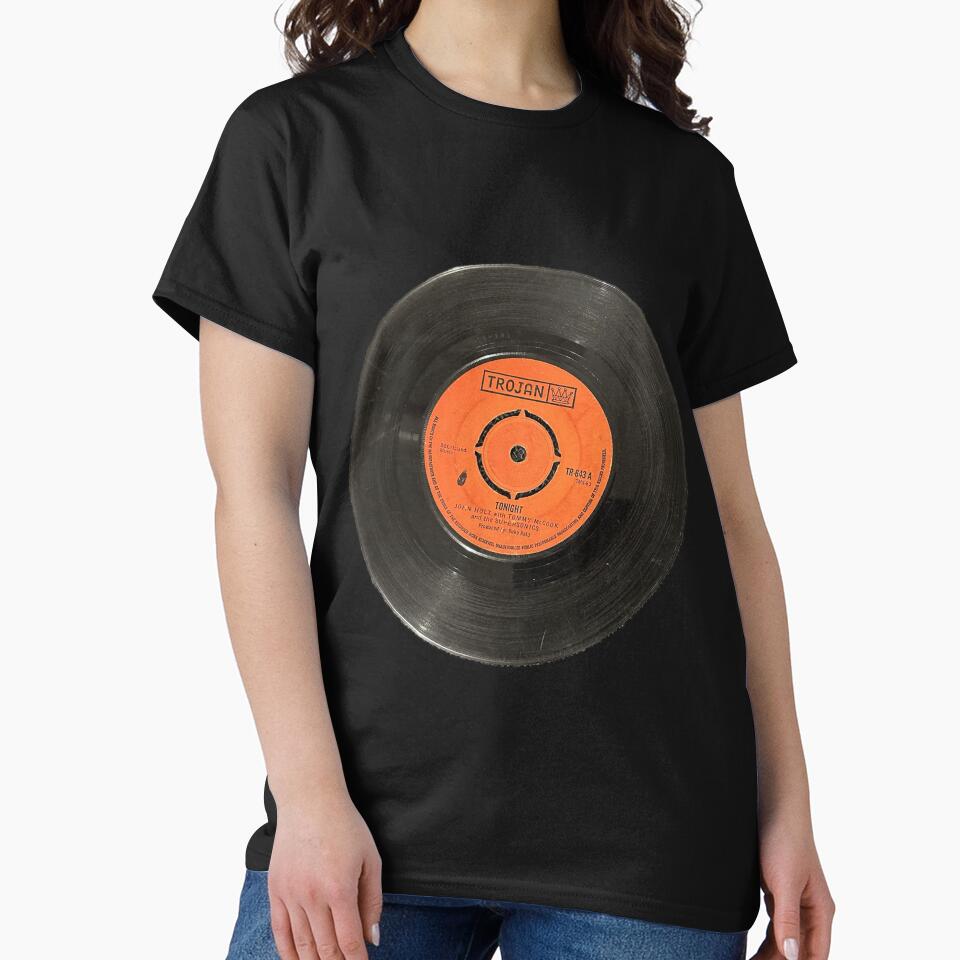 Trojan 7 inch vinyl record reggae Gift by Tee-Shirt-Topia