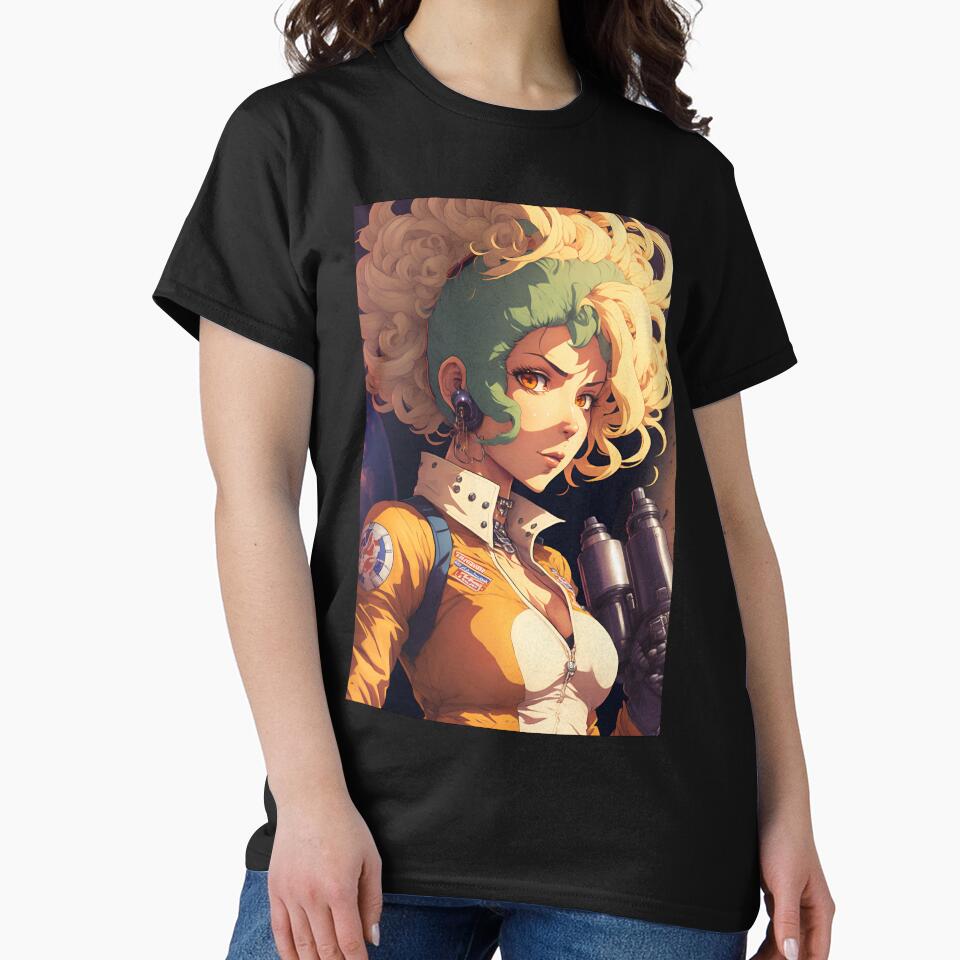 Anime Cute Girl Space Mechanic by Bubblebuk