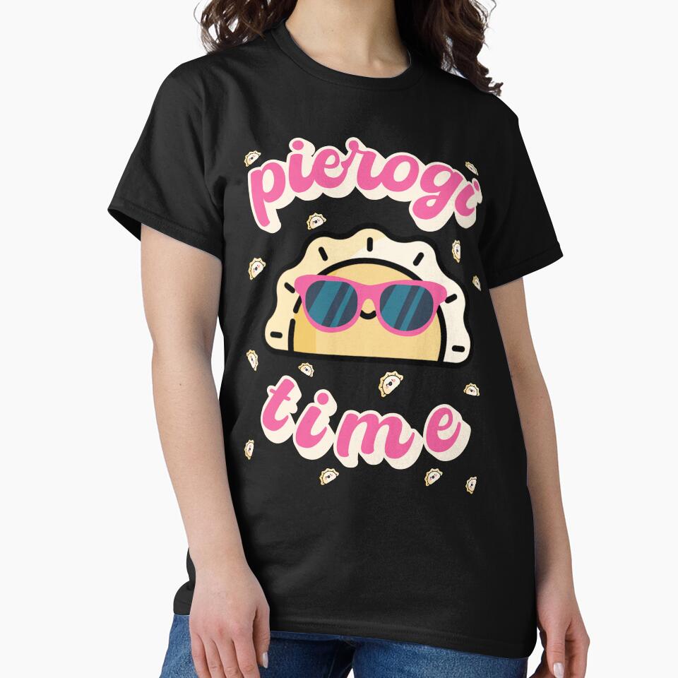 Pierogi Time Funny Cute Polish Dumpling Design Unisex Women Men by Logiprint
