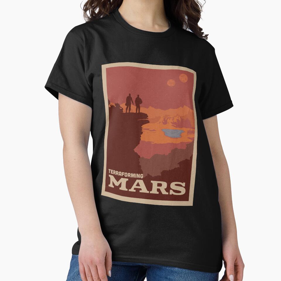Terraforming Mars Board Game - Minimalist Travel Poster Style - Gaming Art - Board Games by MeepleDesign