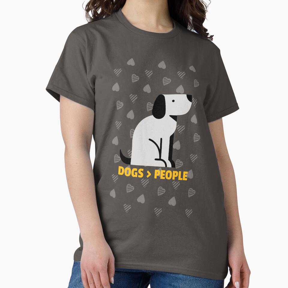 Dogs > People by LugosTees