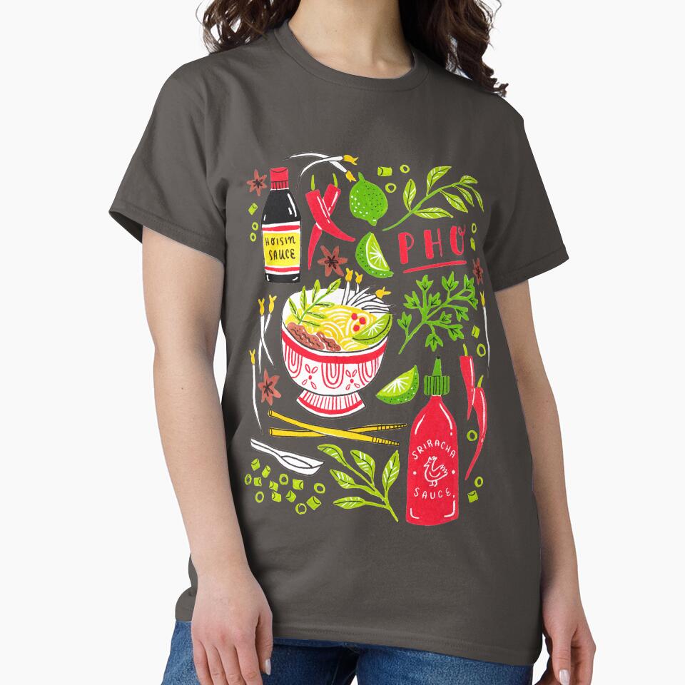 Vietnamese Pho Soup Sriracha by Van Huynh