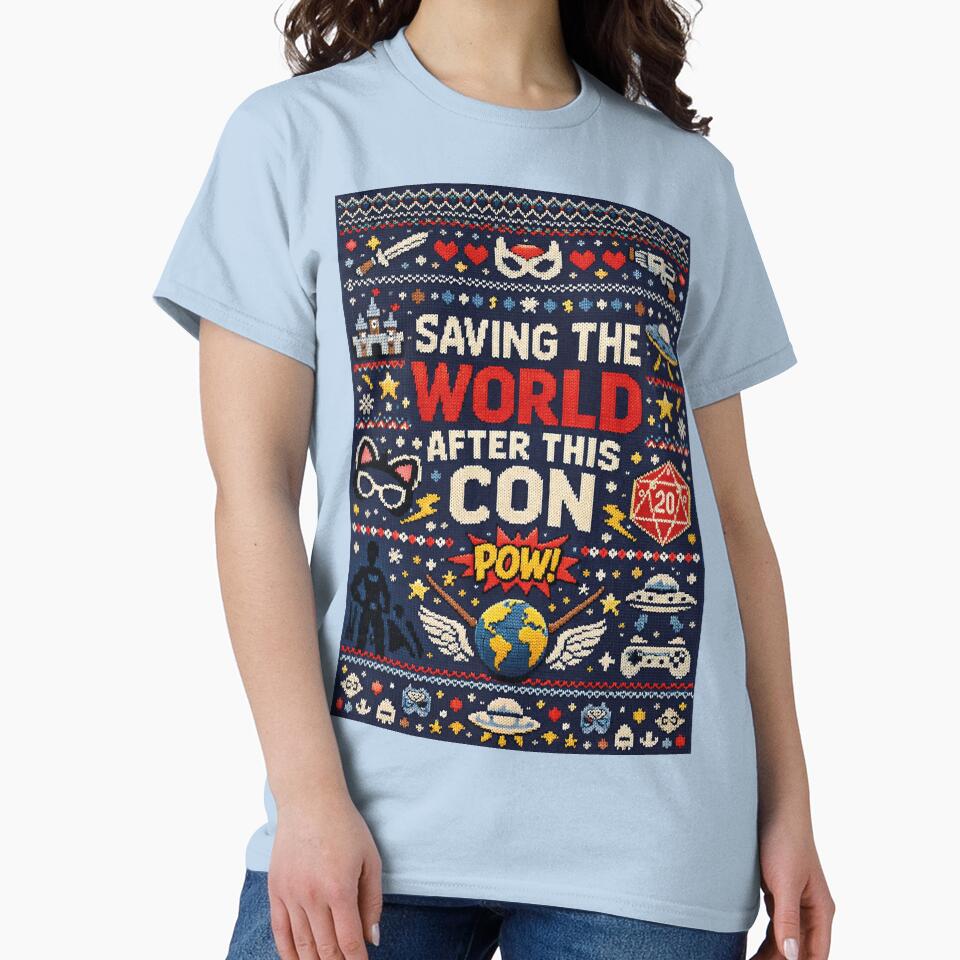 Saving the World After This Con Cosplay Humor Knitting Pattern by Mauswohn